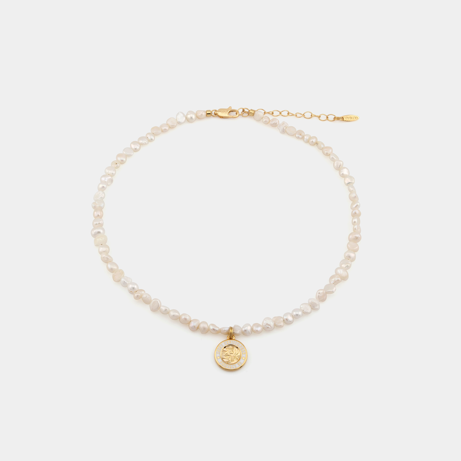 Collier ras du cou Shoreline Pearl - Or